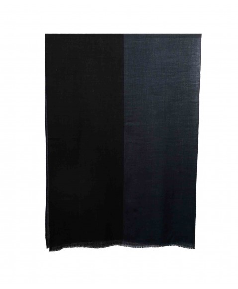 Plain Stole - Black and Navy