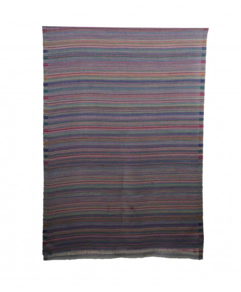 Reversable Stole - Multicolor Stripes