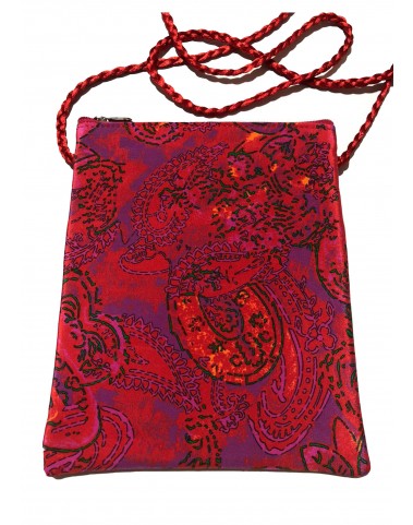 Sling Bag - Red and Pink Abstract