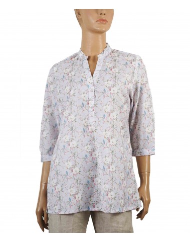 Casual Kurti - White Floral