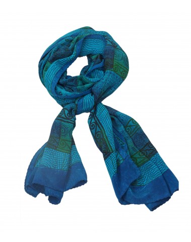 Crepe Silk Scarf - Tiny Paisley 