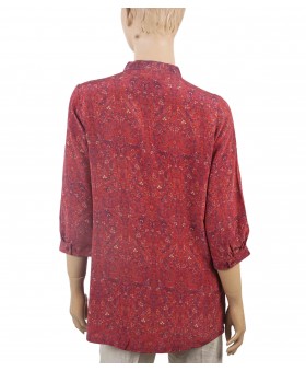 Short Silk Shirt - Little Flowers