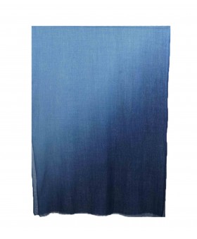 Shaded Ombre Stole - Shades of Blue