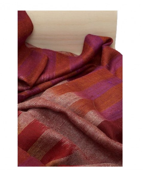 Burgandy Ikat Pashmina Stole