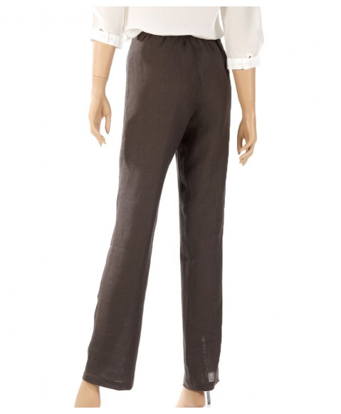 Linen Pant - Charcoal 