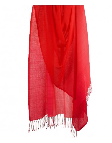 Shaded Ombre Stole - Pink to red Hues 