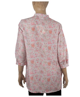 Casual Shirt - Pink Flowers