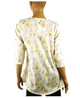 Casual Kurti - Yellow Splash