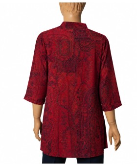 Antique Silk Kurti - Royal Paisley