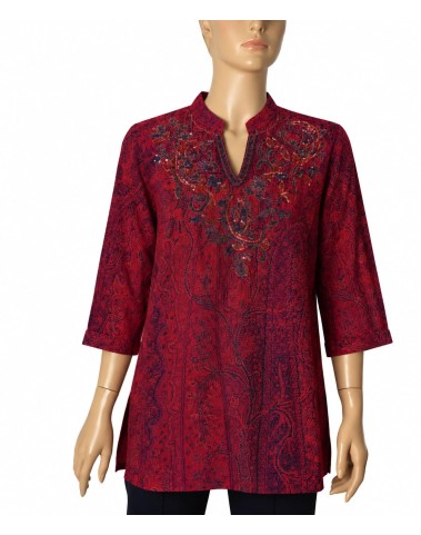 Antique Silk Kurti - Royal Paisley Antique Silk Kurti - Royal Paisley