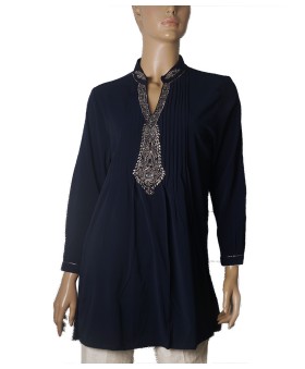 Casual Kurti- Midnight Elegance Kurti
