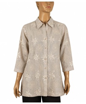 Casual Shirt - Linen Bloom