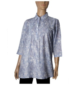 Casual Shirt - Classic Blue Paisley 