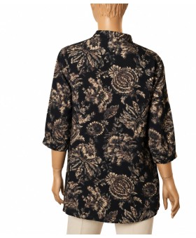 Casual Shirt - Noir Botanica