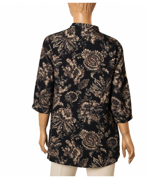 Casual Shirt - Noir Botanica