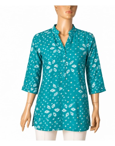 Casual Shirt - Turquoise Bloom Casual Shirt - Turquoise Bloom