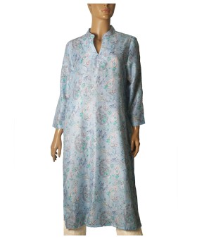 Tunic - Sky Blue Paisley