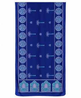Crepe Silk  Scarf - Mughal Garden