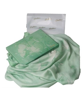 Lime Green Box Stole