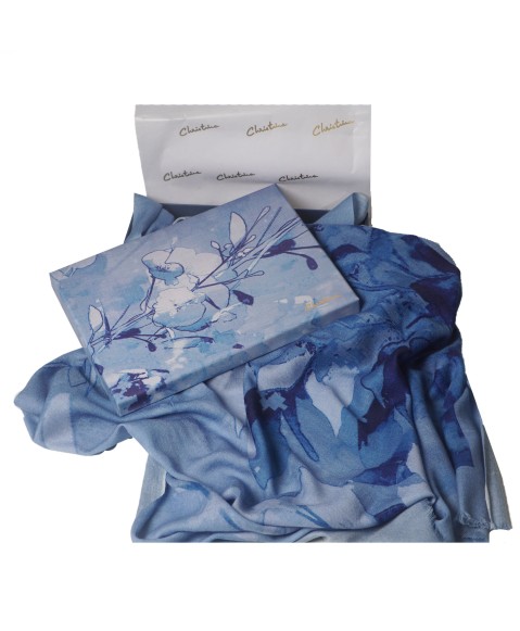 Blue Summer Box Stole