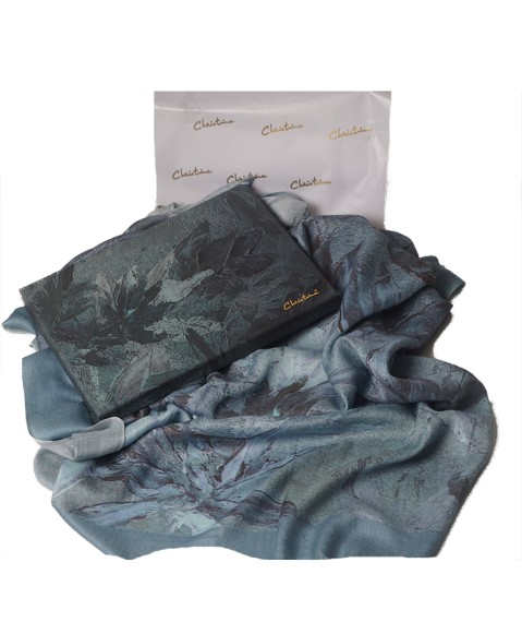 Rain Flower Box Stole