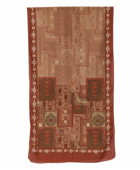 Crepe Silk Scarf - Persian Mosaic