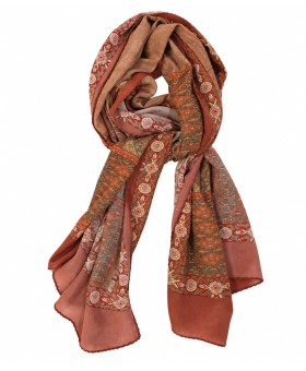 Crepe Silk Scarf - Persian Mosaic