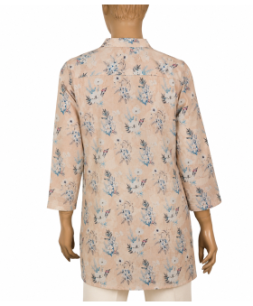 Casual Kurti - Powder Blue Blooms