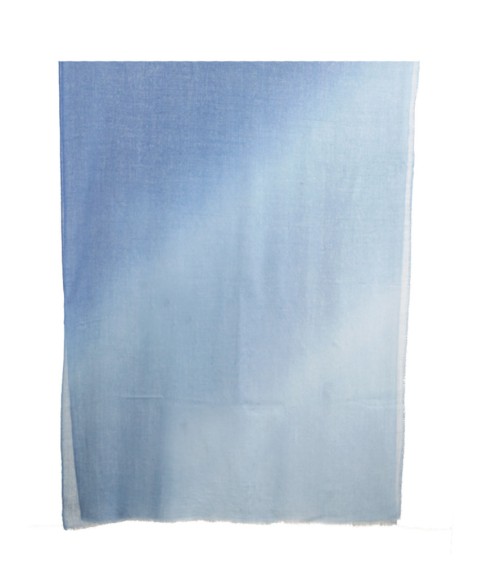 Shaded Ombre Stole - Sky Blue Shades