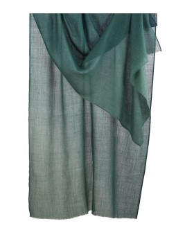 Shaded Ombre Stole - Deep Green
