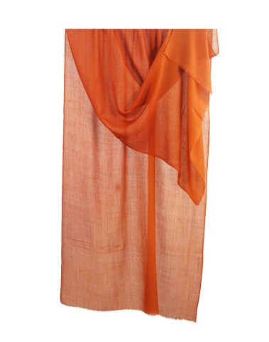 Shaded Ombre Stole - Orange Rust