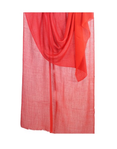 Shaded Ombre Stole - Red