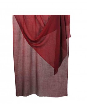 Shaded Ombre Stole - Burgundy