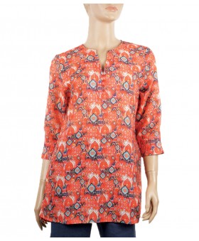Casual Kurti - Red Hearts
