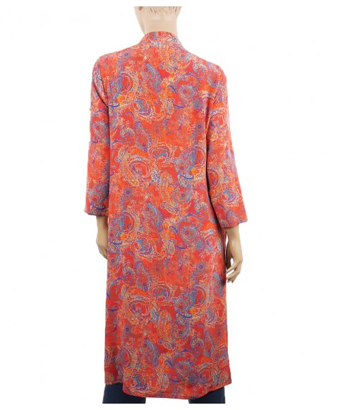 Tunic - Paisley on Red