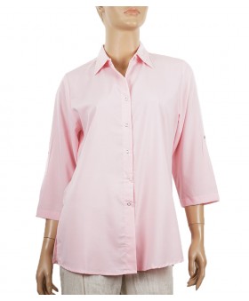 Casual Shirt - Plain Baby Pink