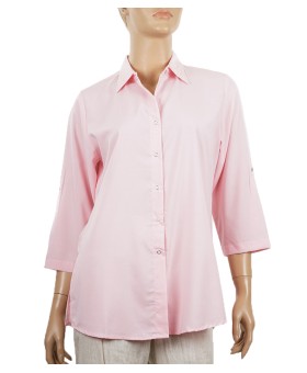 Casual Shirt - Plain Baby Pink