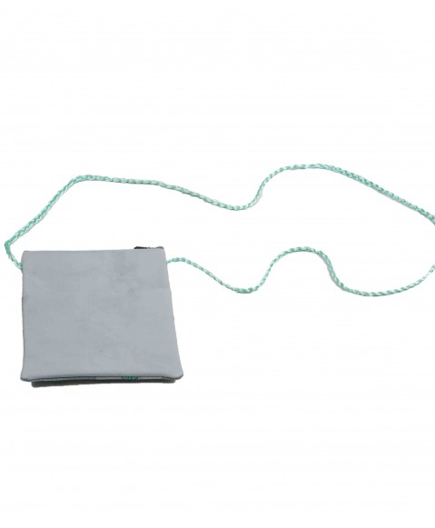 Sling Bag - Grey And Green Butti