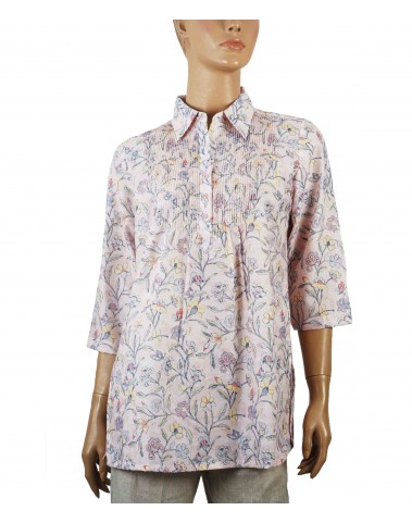 Casual Kurti - Peach Flowers