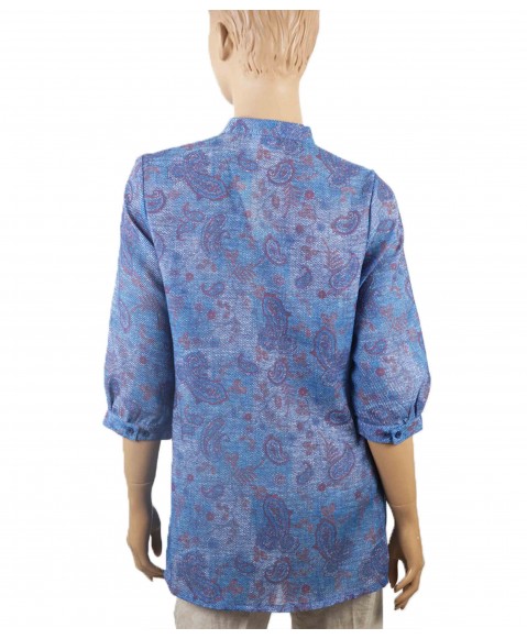 Casual Kurti - Blue Paisley