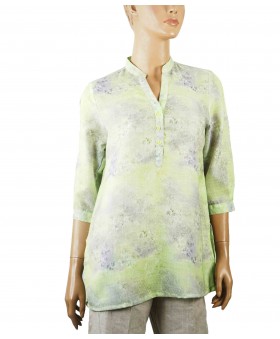 Casual Kurti - Small White Roses