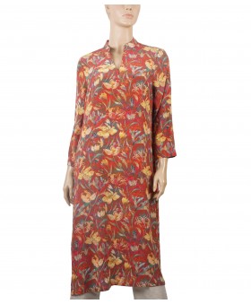 Tunic - Red Floral 