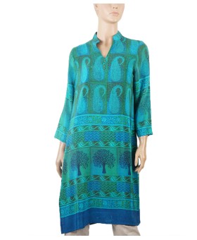 Tunic - Blue Big Paisley