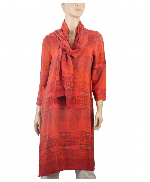 Tunic - Red Creeper prints