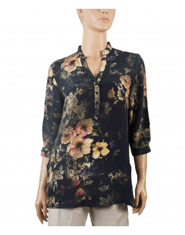 Short Silk Shirt - Floral