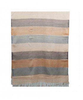Missing Stripe Stole - Shades of Beige