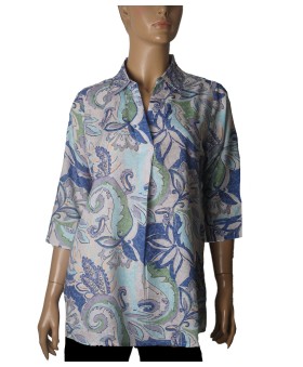 Casual Shirt - Lavender Garden