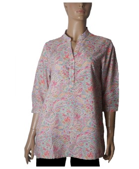 Casual Shirt - Rosy Paisley
