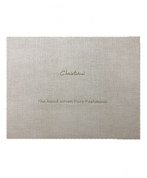Silver Pashmina Reversable Shawl