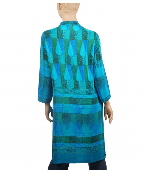 Tunic - Blue Patchwork